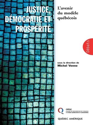 cover image of Justice, démocratie et prospérite